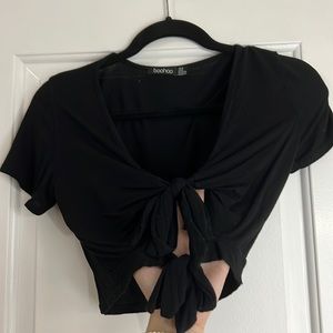 Black tie top